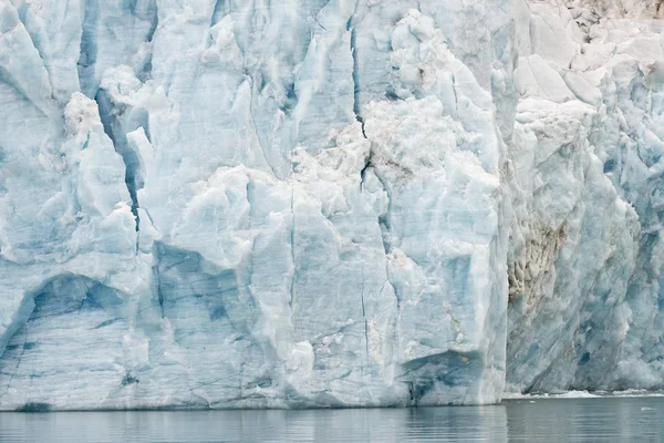 Scenic View Escarpment Smeerenburg Glacier Spitsbergen Island Svalbard Archipelago Svalbard — Stock Photo, Image