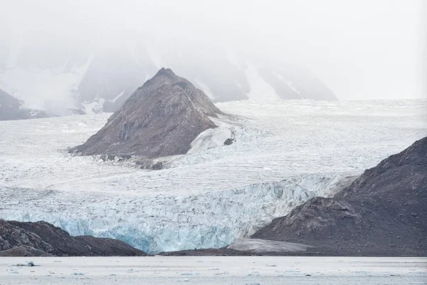 Malerischer Blick Auf Smeerenburg Gletscher Spitzbergen Insel Spitzbergen Archipel Spitzbergen — Stockfoto