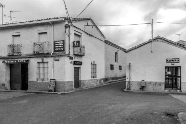 Köy Sokağı Madrid Spanya Avrupa Yakınlarında — Stok fotoğraf
