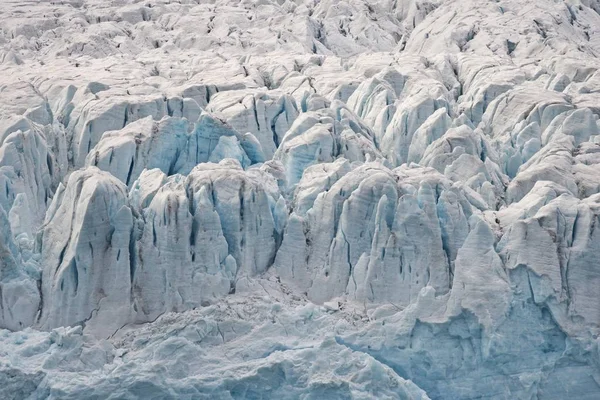 Scarpette Glaciali Ghiacciaio Monacobreen Fiordo Liefdefjorden Spitsbergen Isole Svalbard Svalbard — Foto Stock