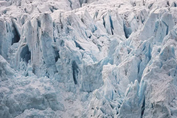 Glacial Scarps Monacobreen Glacier Liefdefjorden Fjord Spitsbergen Svalbard Islands Svalbard — Stock Photo, Image