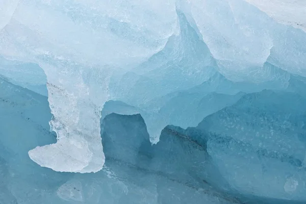 Detaljerad Över Isen Monacobreen Glacier Liefdefjorden Fjord Spitsbergen Svalbard Islands — Stockfoto