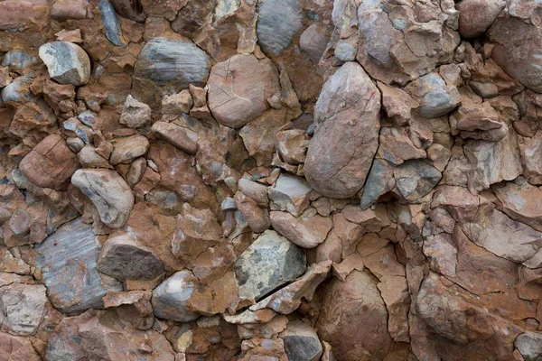 Eisenoxidhaltiges Sediment Konglomerat Aus Den Trümmern Des Kaledonischen Gebirges Bekannt — Stockfoto
