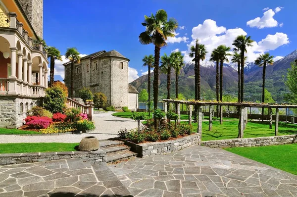 Παρεκκλήσι Του San Quirico Πάρκο Minusio Ticino Ελβετία Ευρώπη — Φωτογραφία Αρχείου