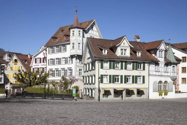 Вид Історичний Центр Rothenburg Der Tauber Germany — стокове фото