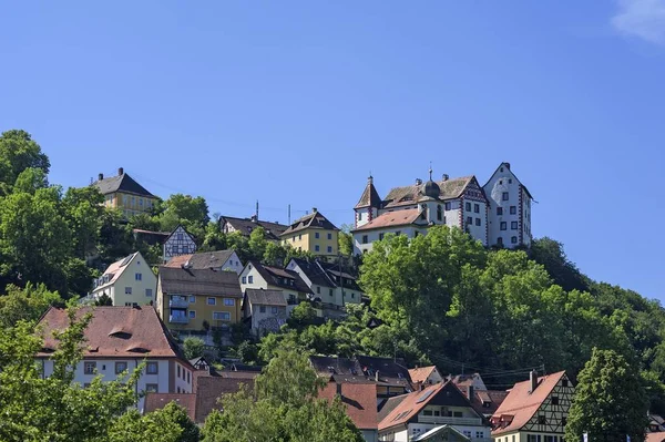 Burg Egloffstein Kasteel Kasteel Van Hoge Middeleeuwen Egloffstein Opper Franken — Stockfoto