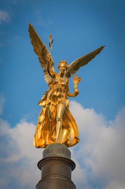 scenic view of Angel of Peace, Munich, Upper Bavaria, Bavaria, Germany, Europe clipart