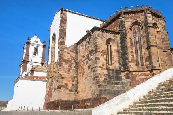 Vista Panorâmica Catedral Silves Silves Algarve Portugal Europa — Fotografia de Stock