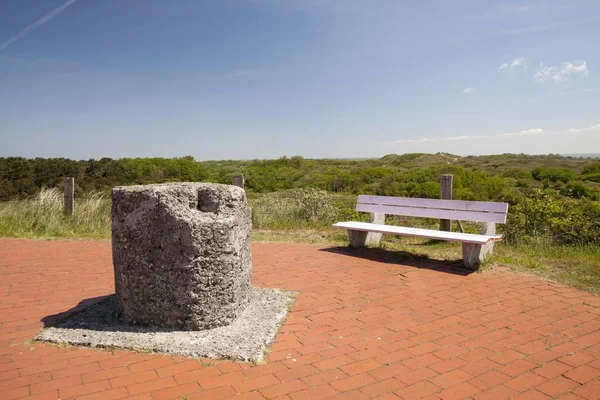 Malowniczy Widok Punkt Widokowe Wydmie Baltrum Wyspy Wschodniofryzyjskie East Frisia — Zdjęcie stockowe