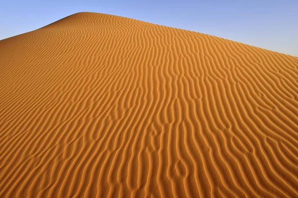 砂の波紋 砂丘の質感 タシリ ヌアジャー サハラ砂漠 アルジェリア アフリカの景色 — ストック写真