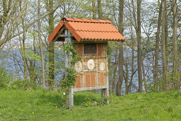 Scenic View Insect Hotel Pln Sleeswijk Holstein Duitsland Europa — Stockfoto