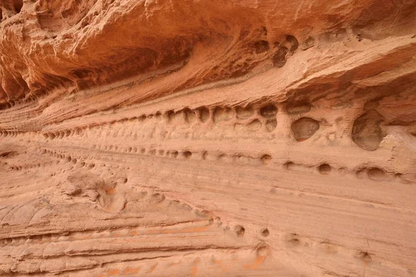 Vista Panorâmica Erosão Vento Camadas Arenito Macio Deserto Saara Tassili — Fotografia de Stock