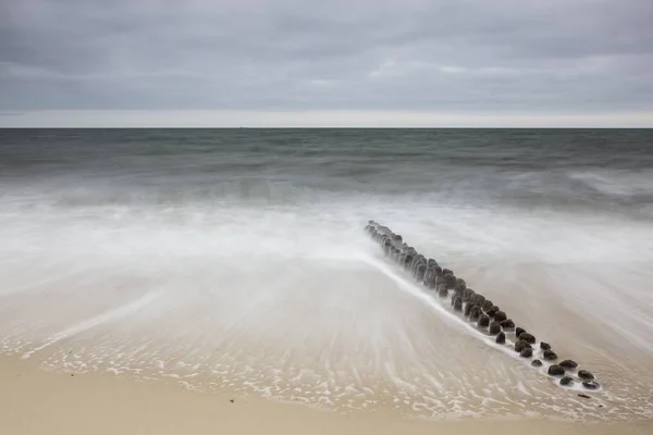 Мальовничий Вид Гронс Хвилях Зільт Шлезвіг Гольштейн Німеччина Європа — стокове фото