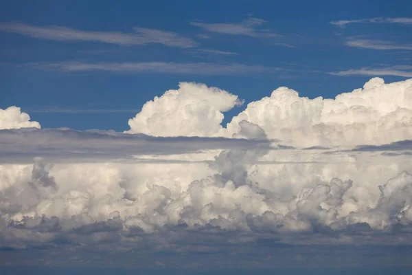 Atmospheric Clouds Adriatic Coast Slovenian Littoral Istria Slovenia Europe — Stock Photo, Image