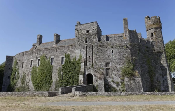 Chateau Fort Pirou Castillo Medieval Lessay Península Cotentin Península Cherbourg —  Fotos de Stock