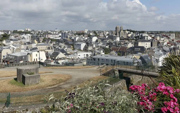 Нижнє Місто Гранвіль Котентінський Півострів Dpartement Manche Cotentin Peninsula Lower — стокове фото