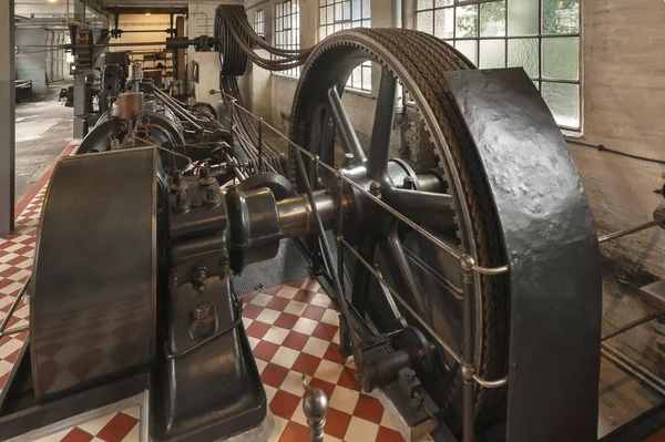 Silnik Parowy 1903 1985 Roku Fabryce Drewna Lauf Dziś Muzeum — Zdjęcie stockowe