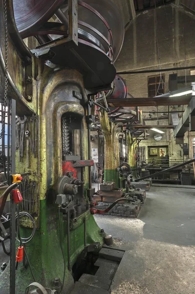 Forge Goutte Goutte Avec Presses Vis Anciennement Dans Usine Dietz — Photo