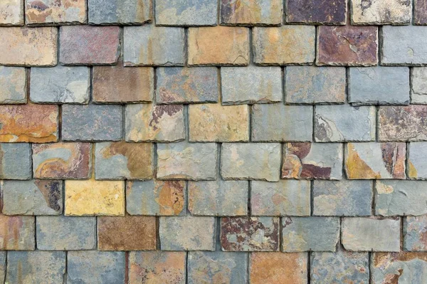 Slate Shingles House Wall Karlskrona Sweden Europe — Stock Photo, Image