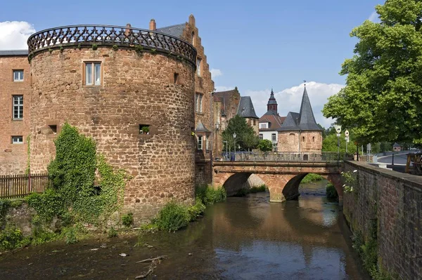 Meliorsturm Meliorshaus Sulla Parete Occidentale Delle Fortificazioni Medievali Mhltorbrcke Schlaghaus — Foto Stock