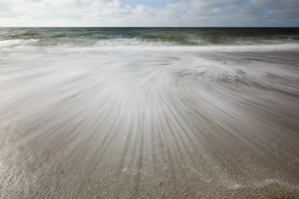 Golven Aan Het Strand Sylt Sleeswijk Holstein Duitsland Europa — Stockfoto