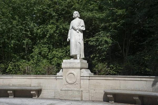 Monumento Franz Liszt 1902 Dello Scultore Hermann Hahn Marmo Carrara — Foto Stock