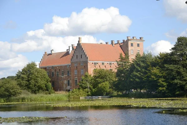 Сценический Вид Замок Сванехольм Свап Скания Швеция Европа — стоковое фото