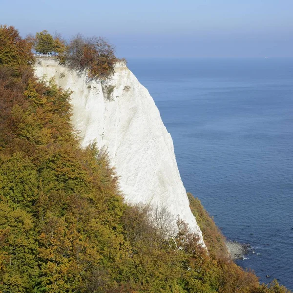 Knigsstuhl Chaise Roi Falaises Craie Automne Parc National Jasmund Rgen — Photo