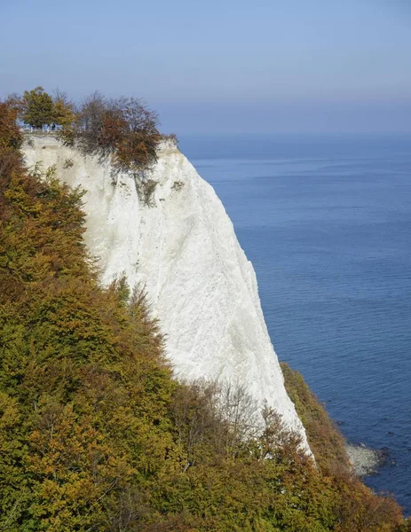 Knigsstuhl Chaise Roi Falaises Craie Automne Parc National Jasmund Rgen — Photo