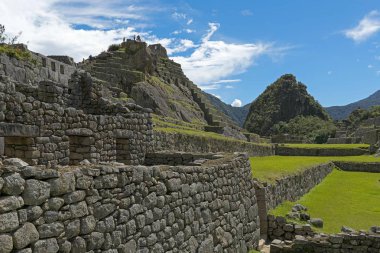 Ruins of Machu Picchu, UNESCO World Heritage Site, Peru, South America clipart