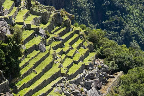 Ciudad Arruinada Los Incas Machu Picchu Perú América Del Sur —  Fotos de Stock