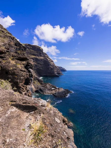 Rocky Coastline Camino Del Poris Canary Islands Spain Europe — Stock Photo, Image