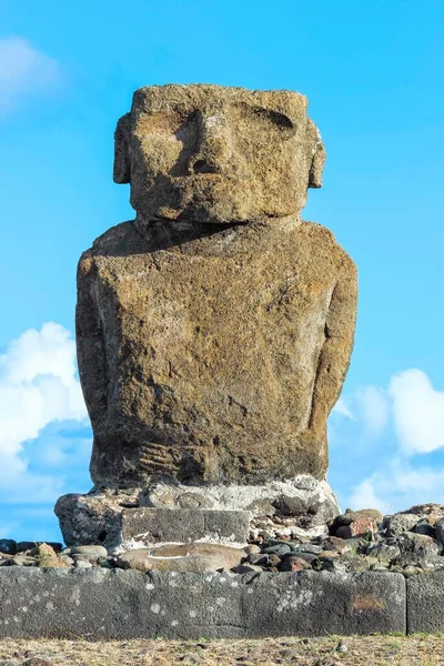 Ahu Aure Moai Anakena Rapa Nui National Park Unesco世界遺産 イースター島 — ストック写真