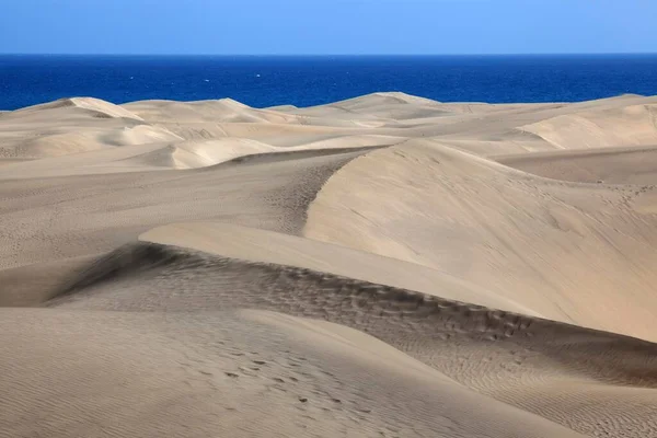 Dyner Maspalomas Dunes Naturreservat Gran Canaria Kanarieöarna Spanien Europa — Stockfoto