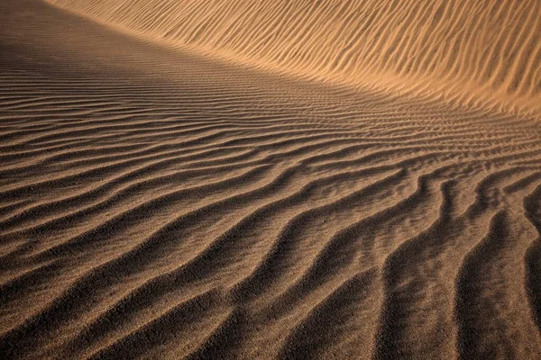 Structures Sand Dunes Maspalomas Nature Reserve Gran Canaria Canary Islands — Stock Photo, Image