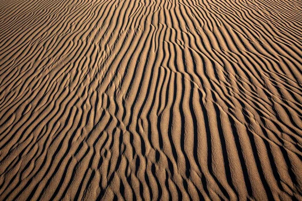 Struktúrák Homokban Dűnék Maspalomas Természetvédelmi Terület Gran Canaria Kanári Szigetek — Stock Fotó