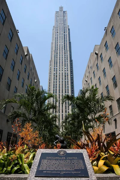 Rockefeller Center Manhattan New York Usa Észak Amerika — Stock Fotó