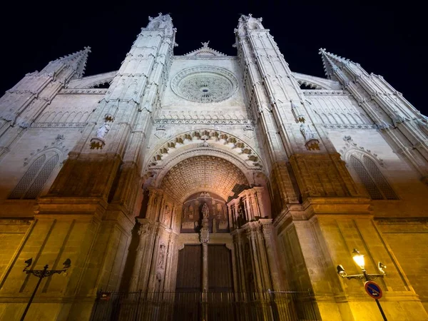 Kathedrale Seu Altstadt Palma Mallorca Mallorca Balearen Spanien Europa — Stockfoto