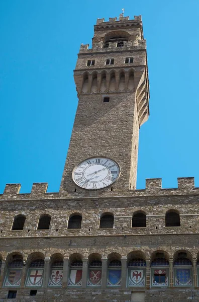 Tour Palazzo Vecchio Florence Toscane Italie Europe — Photo