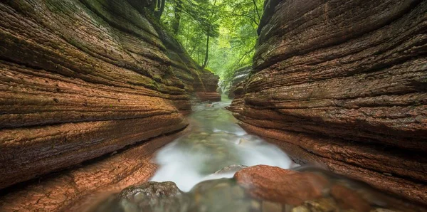 Tauglbach Tauglbachklamm Okres Hallein Salcburk Rakousko Evropa — Stock fotografie