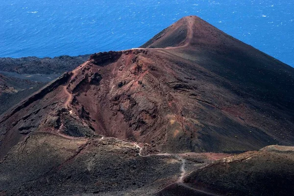 Scenic View Volcano Teneguia Fuencaliente Palma Canary Islands Spain Europe — Stock Photo, Image