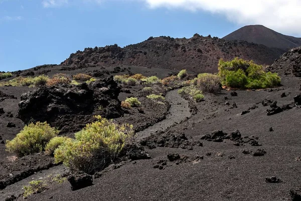 Vista Panorámica Del Volcán Teneguia Fuencaliente Palma Islas Canarias España —  Fotos de Stock