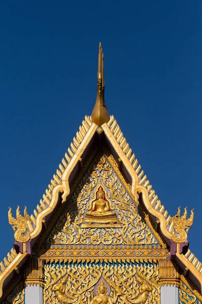 Szczyt Wat Burapharam Wschodnie Wejście Surin Prowincja Surin Isan Isaan — Zdjęcie stockowe