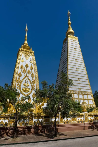 Wat Phra Nong Bua Stupa Bodhgaya Estilo Mahabodhi Ubon Ratchathani — Fotografia de Stock