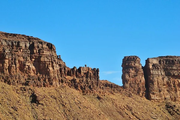 Mountain Scenery Amogjar Pass Atar Adrar Region Mauritania Africa — Stock Photo, Image