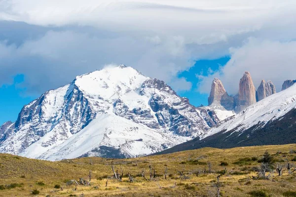 Cuernos Del Paine Torres Torres Del Paine Nemzeti Park Chilei — Stock Fotó