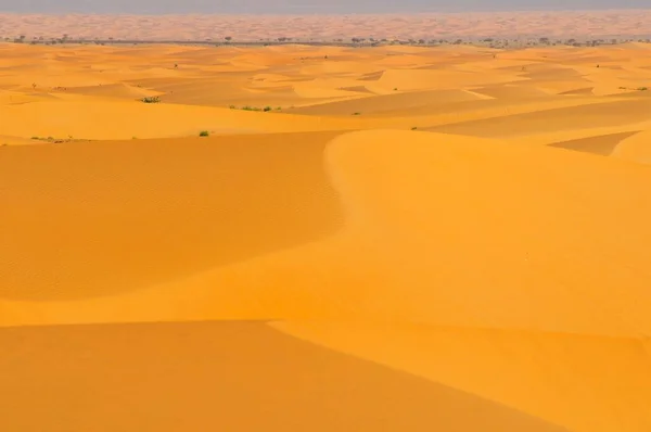 Paisagem Deserto Com Dunas Areia Rota Atar Para Tidjikja Região — Fotografia de Stock