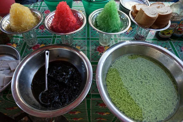 Colorida Comida Rangún Myanmar Asia — Foto de Stock