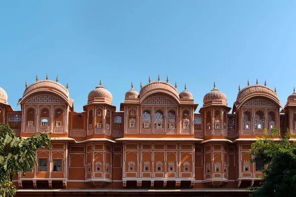 Budynek Pink City Jaipur Rajasthan Indie Azja — Zdjęcie stockowe