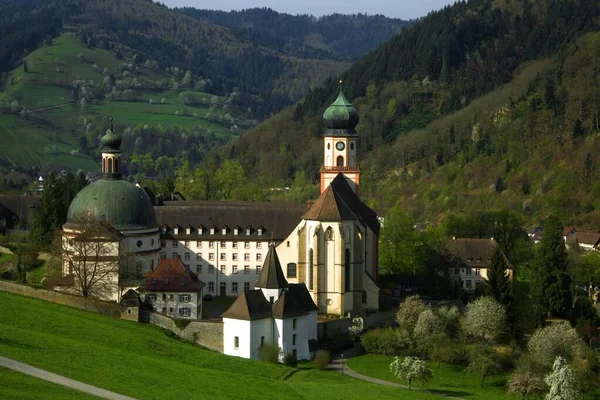 Trudpert Abbey Mnstertal Black Forest Baden Wrttemberg Germany Europe — Stock Photo, Image